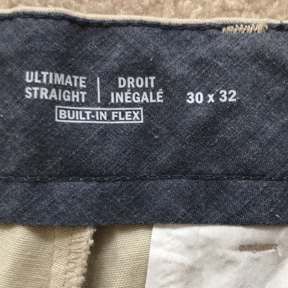 Old Navy Mens Straight Khaki Pants Size 30 x 32 - Picture 4 of 6
